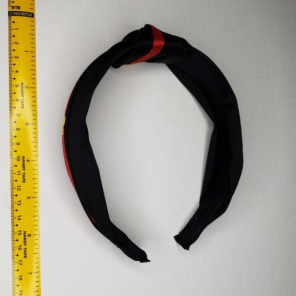 Black / Red Gold French Bee Headband - Picture 3 of 4